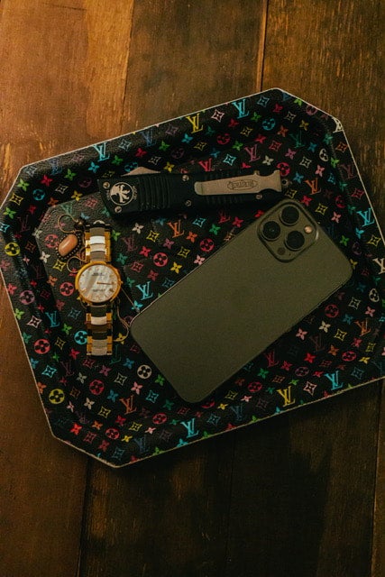 LV checkered dump tray V2 . . . - Insane Kydex Creations